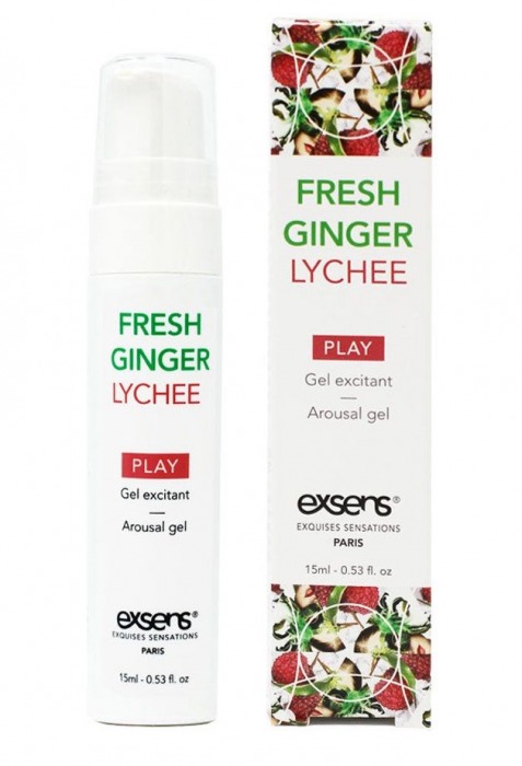 Возбуждающий гель Fresh Ginger Lychee Arousal Gel - 15 мл. - Exsens - купить с доставкой в Златоусте