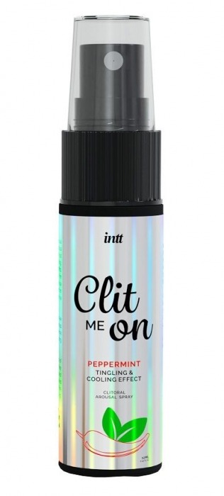 Клиторальный возбуждающий спрей Clit Me On Peppermint - 12 мл. - INTT - купить с доставкой в Златоусте