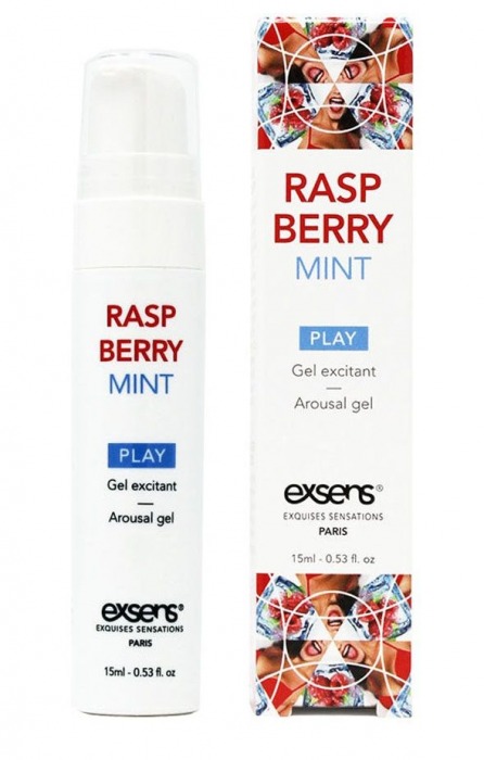Возбуждающий гель Raspberry Mint с ароматом малины и мяты - 15 мл. - Exsens - купить с доставкой в Златоусте