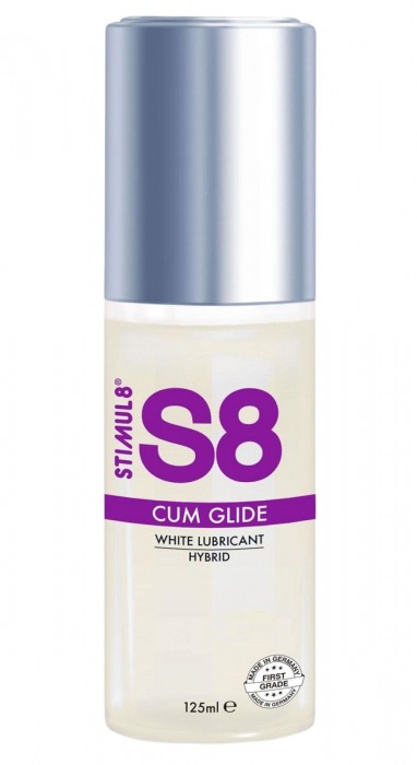 Гибридный лубрикант S8 Hybrid Cum Glide с консистенцией спермы - 125 мл. - Stimul8 - купить с доставкой в Златоусте