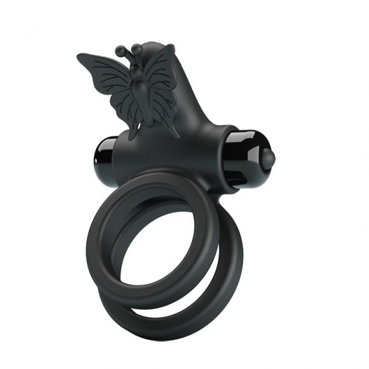 Черное эрекционное виброкольцо Passionate Ring IX - Baile - в Златоусте купить с доставкой