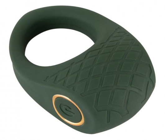 Зеленое эрекционное виброкольцо Luxurious Vibro Cock Ring - Orion - в Златоусте купить с доставкой
