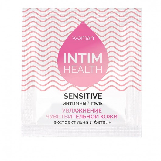 Саше интимного геля на водной основе Intim Health Sensitive - 3 гр. - Биоритм - купить с доставкой в Златоусте