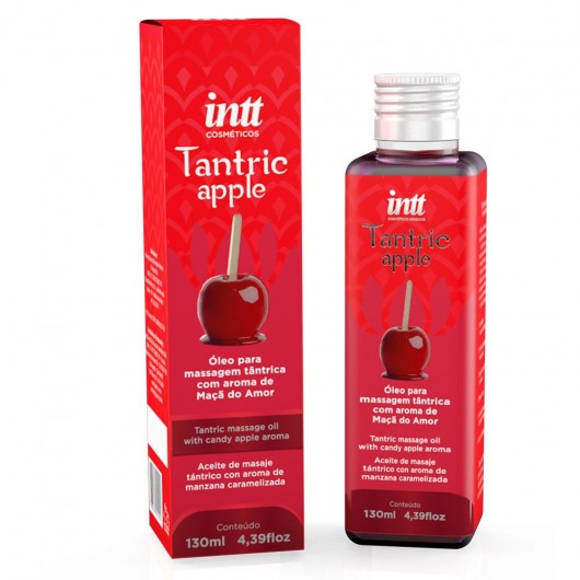 Массажное масло Tantric Apple с ароматом яблока - 130 мл. - INTT - купить с доставкой в Златоусте