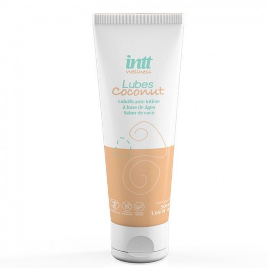 Лубрикант на водной основе Lubes Coconut с ароматом кокоса - 50 гр. - INTT - купить с доставкой в Златоусте