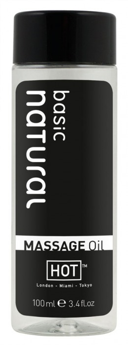 Массажное масло для тела Natural Basic - 100 мл. - HOT - купить с доставкой в Златоусте