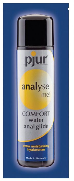 Анальный лубрикант pjur ANALYSE ME Comfort Water Anal Glide - 2 мл. - Pjur - купить с доставкой в Златоусте