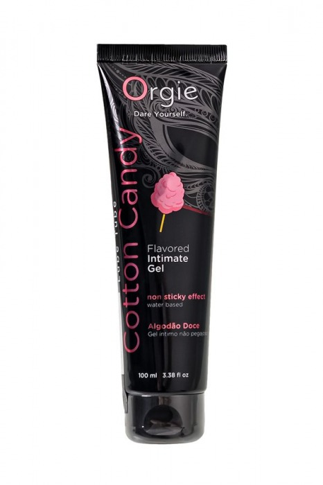 Интимный гель на водной осное Lube Tube Cotton Candy со вкусом сахарной ваты - 100 мл. - ORGIE - купить с доставкой в Златоусте