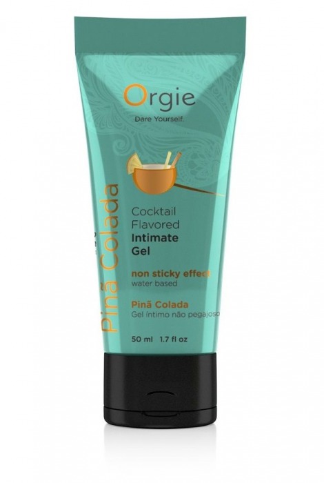 Съедобный интимный гель Orgie Lube Tube Cocktail Pina Colada - 50 мл. - ORGIE - купить с доставкой в Златоусте