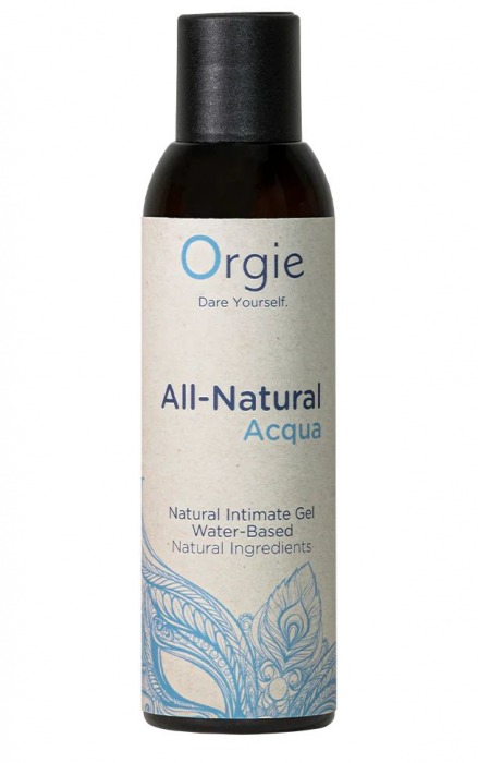 Интимный гель на водной основе Orgie All-Natural Acqua - 150 мл. - ORGIE - купить с доставкой в Златоусте