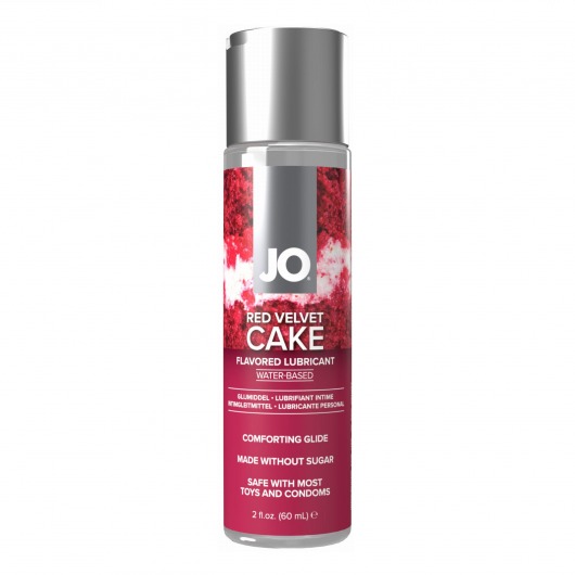 Лубрикант на водной основе JO H2O Red Velvet Cake Flavored Lubricant - 60 мл. - System JO - купить с доставкой в Златоусте