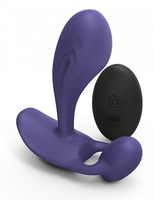 Темно-синий вибромассажер Witty P G Vibrator with Remote Control - Love to Love - в Златоусте купить с доставкой