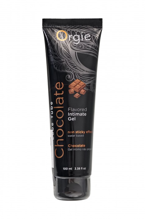 Интимный гель на водной основе Lube Tube Chocolate с шоколадным вкусом - 100 мл. - ORGIE - купить с доставкой в Златоусте