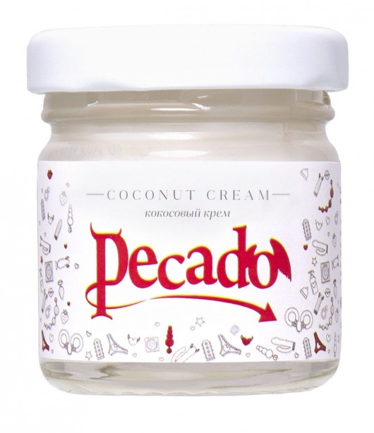 Массажная свеча Сoconut Cream - 35 мл. - Pecado - купить с доставкой в Златоусте
