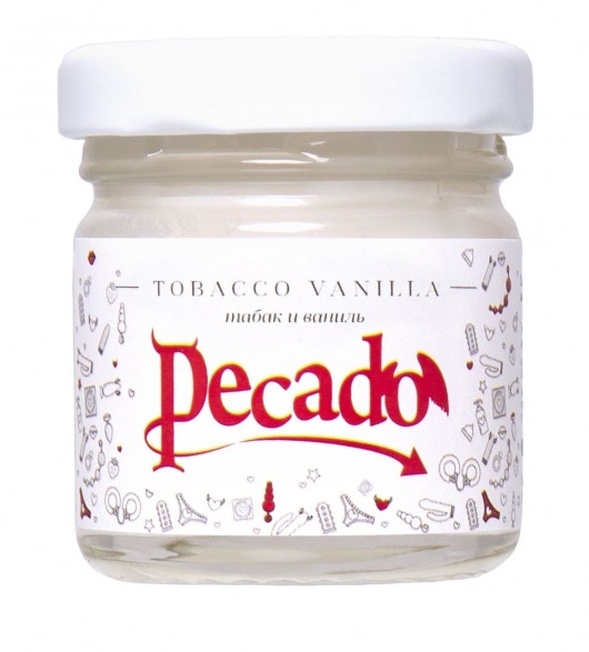 Массажная свеча Tobacco Vanilla - 35 мл. - Pecado - купить с доставкой в Златоусте