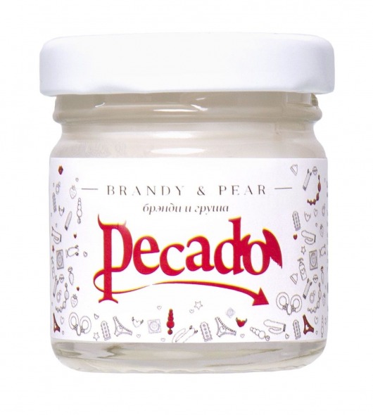 Массажная свеча Brandy   Pear - 35 мл. - Pecado - купить с доставкой в Златоусте