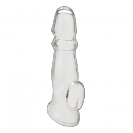Прозрачная насадка для пениса Girthy Penis Enhancing Sleeve Extension - 17,1 см. - BlueLine - в Златоусте купить с доставкой