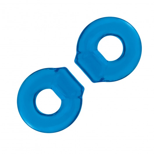Комплект из двух колец для пениса 2-Pack Ultra-Stretch Stamina Endurance Ring - BlueLine - в Златоусте купить с доставкой