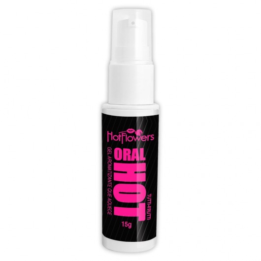 Гель для оральных ласк Oral Hot с согревающим эффектом - 15 гр. - HotFlowers - купить с доставкой в Златоусте