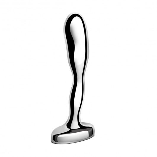 Стальной стимулятор простаты Stainless Steel Prostate Plug - 11,5 см. - b-Vibe - в Златоусте купить с доставкой