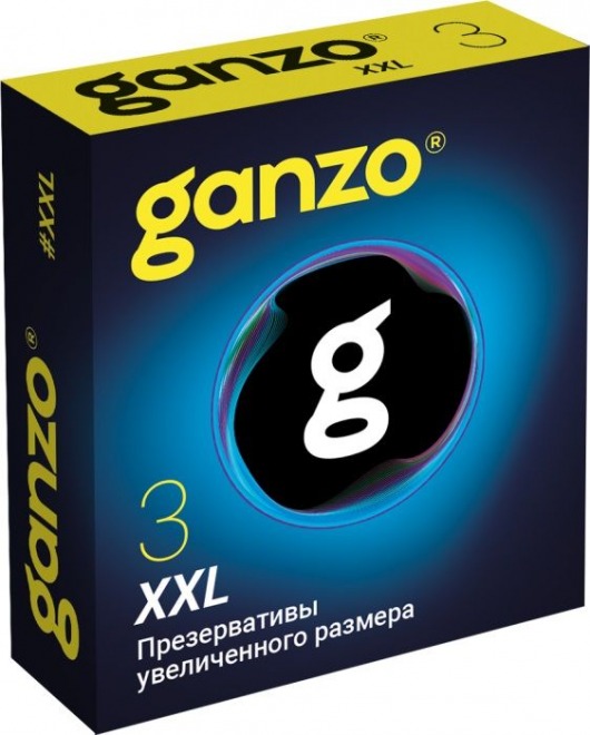 Презервативы увеличенного размера Ganzo XXL - 3 шт. - Ganzo - купить с доставкой в Златоусте
