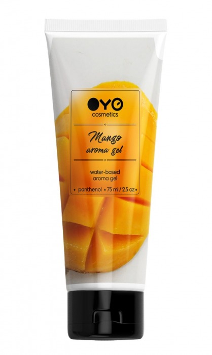 Лубрикант на водной основе OYO Aroma Gel Mango с ароматом манго - 75 мл. - OYO - купить с доставкой в Златоусте