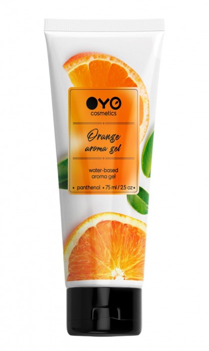Лубрикант на водной основе OYO Aroma Gel Orange с ароматом апельсина - 75 мл. - OYO - купить с доставкой в Златоусте