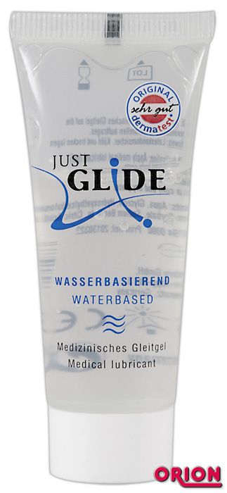 Вагинальная смазка на водной основе JUSTGLIDE - 20 мл. - Orion - купить с доставкой в Златоусте