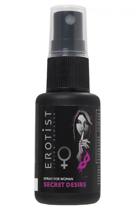 Возбуждающий спрей для женщин Erotist Secret Desire - 30 мл. - Erotist Libido Booster - купить с доставкой в Златоусте