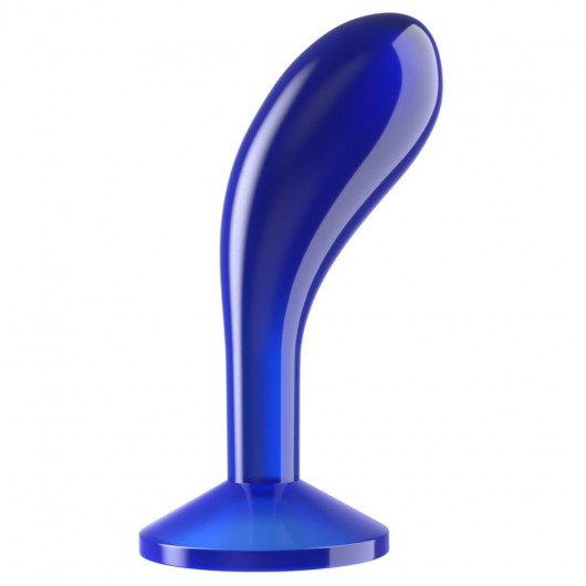 Синяя анальная втулка Flawless Clear Prostate Plug 6.0 - 15 см. - Lovetoy - в Златоусте купить с доставкой