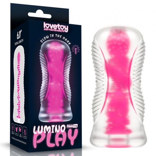 Светящийся в темноте мастурбатор 6.0 Lumino Play Masturbator - Lovetoy - в Златоусте купить с доставкой