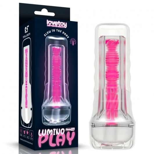 Светящийся в темноте мастурбатор 8.5 Lumino Play Masturbator - Lovetoy - в Златоусте купить с доставкой