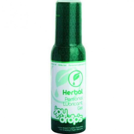 Смазка на водной основе JoyDrops Herbal - 100 мл. - JoyDrops - купить с доставкой в Златоусте