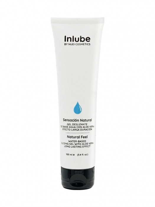 Интимный лубрикант с алоэ вера Inlube Natural Feel - 100 мл. - Nuei cosmetics - купить с доставкой в Златоусте