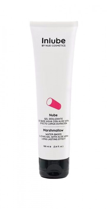 Лубрикант на водной основе Nuei Inlube с алоэ вера и ароматом маршмеллоу -100 мл. - Nuei cosmetics - купить с доставкой в Златоусте