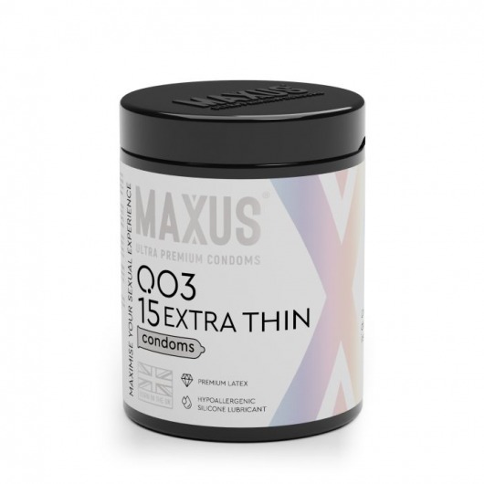 Экстремально тонкие презервативы MAXUS 003 Extra Thin - 15 шт. - Maxus - купить с доставкой в Златоусте