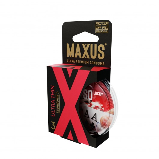 Ультратонкие презервативы MAXUS AIR Ultra Thin - 3 шт. - Maxus - купить с доставкой в Златоусте