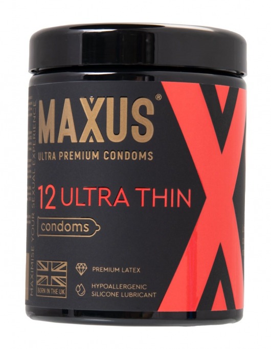 Ультратонкие презервативы MAXUS Ultra Thin - 12 шт. - Maxus - купить с доставкой в Златоусте