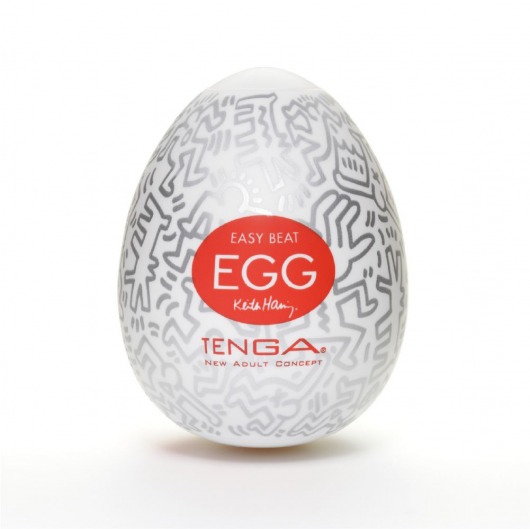 Мастурбатор-яйцо Keith Haring EGG PARTY - Tenga - в Златоусте купить с доставкой