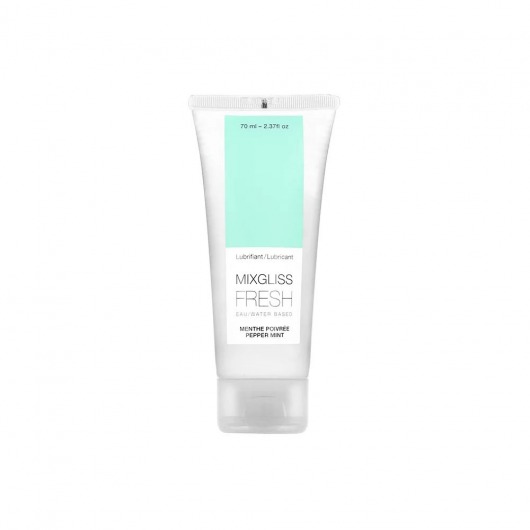Лубрикант с охлаждающим эффектом Mixgliss Fresh Pepper Mint - 70 мл. - Strap-on-me - купить с доставкой в Златоусте