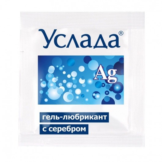 Гель-лубрикант «Услада с серебром» - 3 гр. - Биоритм - купить с доставкой в Златоусте