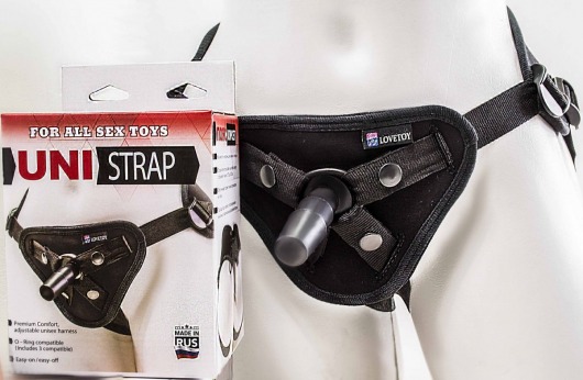 Универсальные трусики Harness UNI strap с корсетом - LOVETOY (А-Полимер) - купить с доставкой в Златоусте