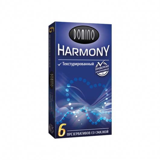 Текстурированные презервативы Domino Harmony - 6 шт. - Domino - купить с доставкой в Златоусте