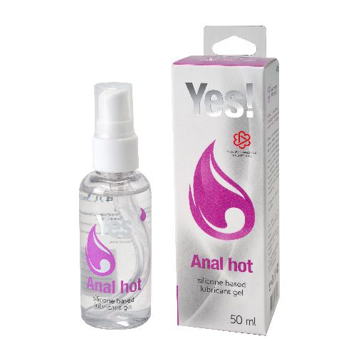 Согревающая силиконовая гель-смазка Yes Anal hot - 50 мл. - Sitabella - купить с доставкой в Златоусте