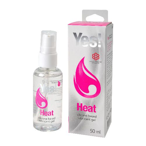 Возбуждающая силиконовая вагинальная смазка Yes Heat - 50 мл. - Sitabella - купить с доставкой в Златоусте