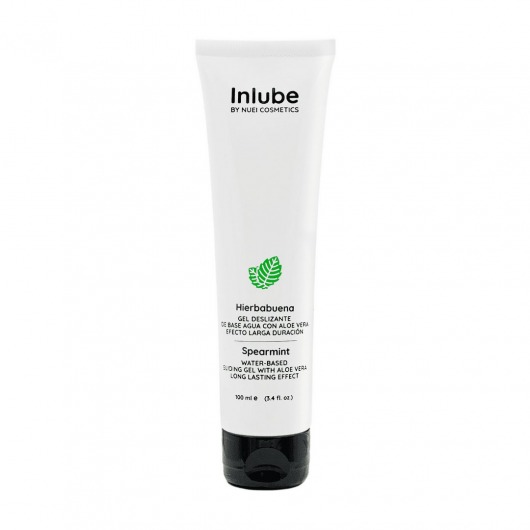 Водный лубрикант Nuei Inlube с алоэ вера и ароматом мяты - 100 мл. - Nuei cosmetics - купить с доставкой в Златоусте