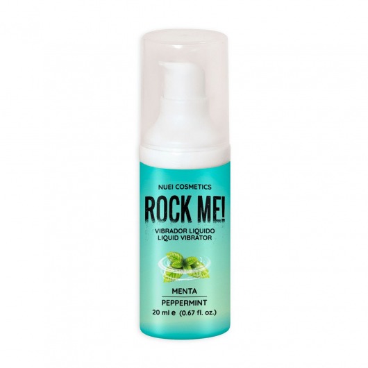 Жидкий вибратор Nuei Rock Me! с ароматом мяты - 20 мл. - Nuei cosmetics - купить с доставкой в Златоусте