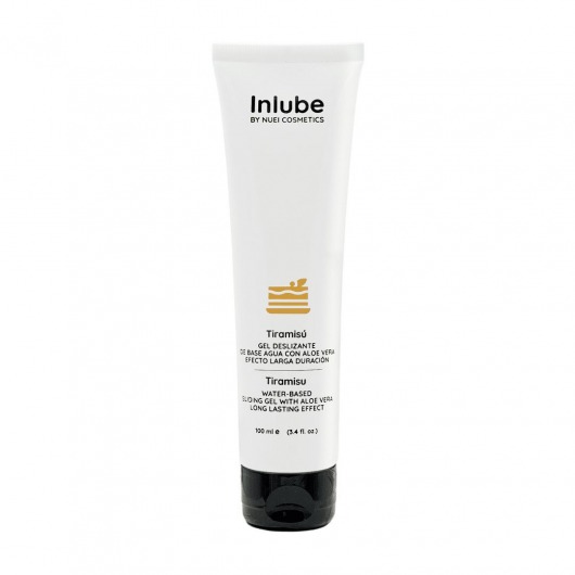 Водный лубрикант Nuei Inlube с алоэ вера и ароматом тирамису - 100 мл. - Nuei cosmetics - купить с доставкой в Златоусте