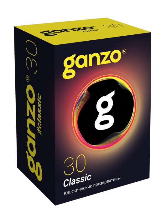 Классические презервативы с обильной смазкой Ganzo Classic - 30 шт. - Ganzo - купить с доставкой в Златоусте
