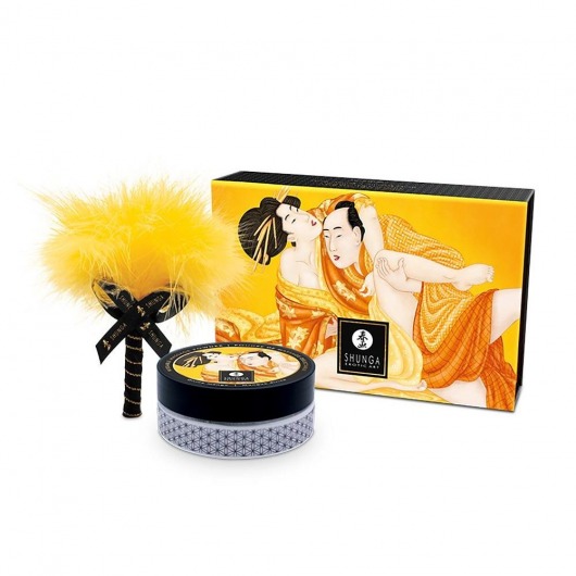 Массажная пудра с ароматом манго Luscious Mango - Shunga - купить с доставкой в Златоусте